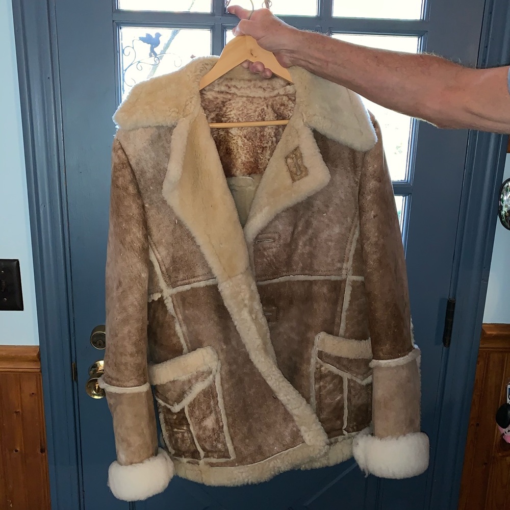 Men’s Genuine Sheepskin Shearling Jacket